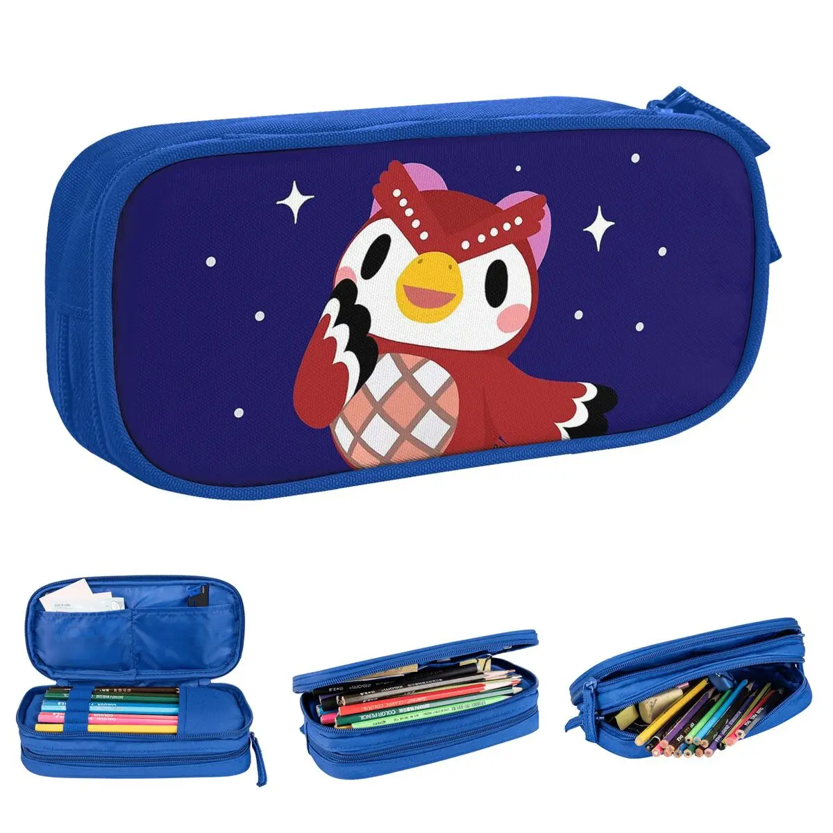 

Celeste And The Stars Pencil Cases Animals Games Pen Holder Bag for Student Big Capacity Students School Cosmetic Pencil Box