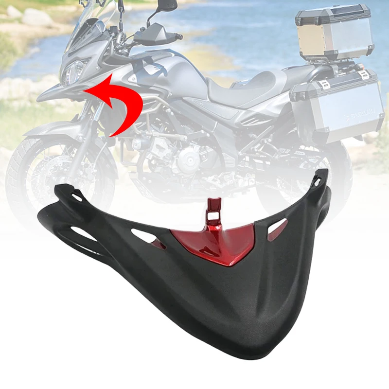 For Suzuki DL 650 Vstrom DL650 V-strom Motorcycle Accessories Front Beak Fairing Extension Wheel Extender Cover Front Guide Wing