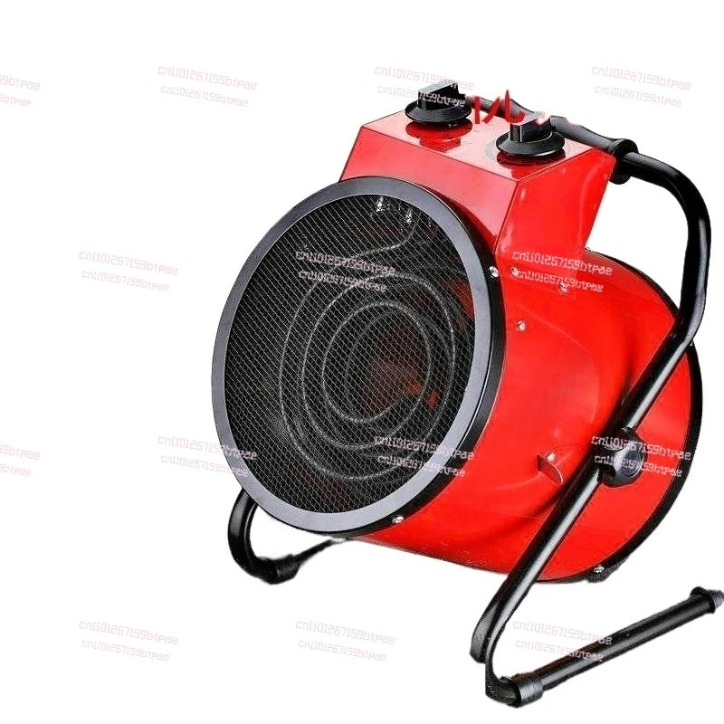 

High-power large 3KW industrial electric heater hot air gun rapid heating electric heating movable heating equipment