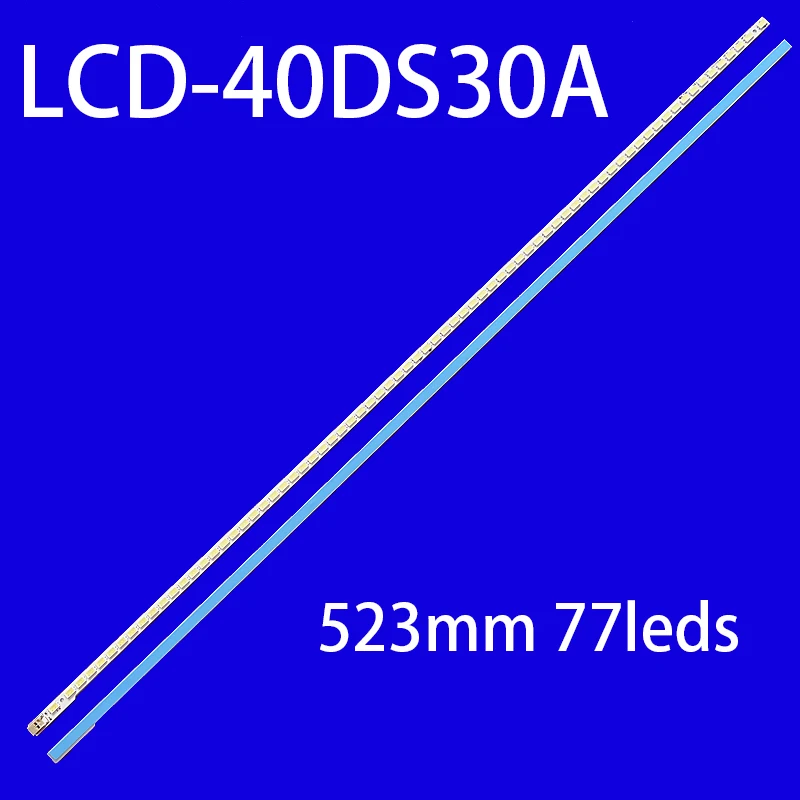 

2 шт. x светодиодная лента подсветки для Sharp 40INCH LCD-40DS30A 40LX235A 40LX260A GK0362ZA 2011SSP40 5630 66LED