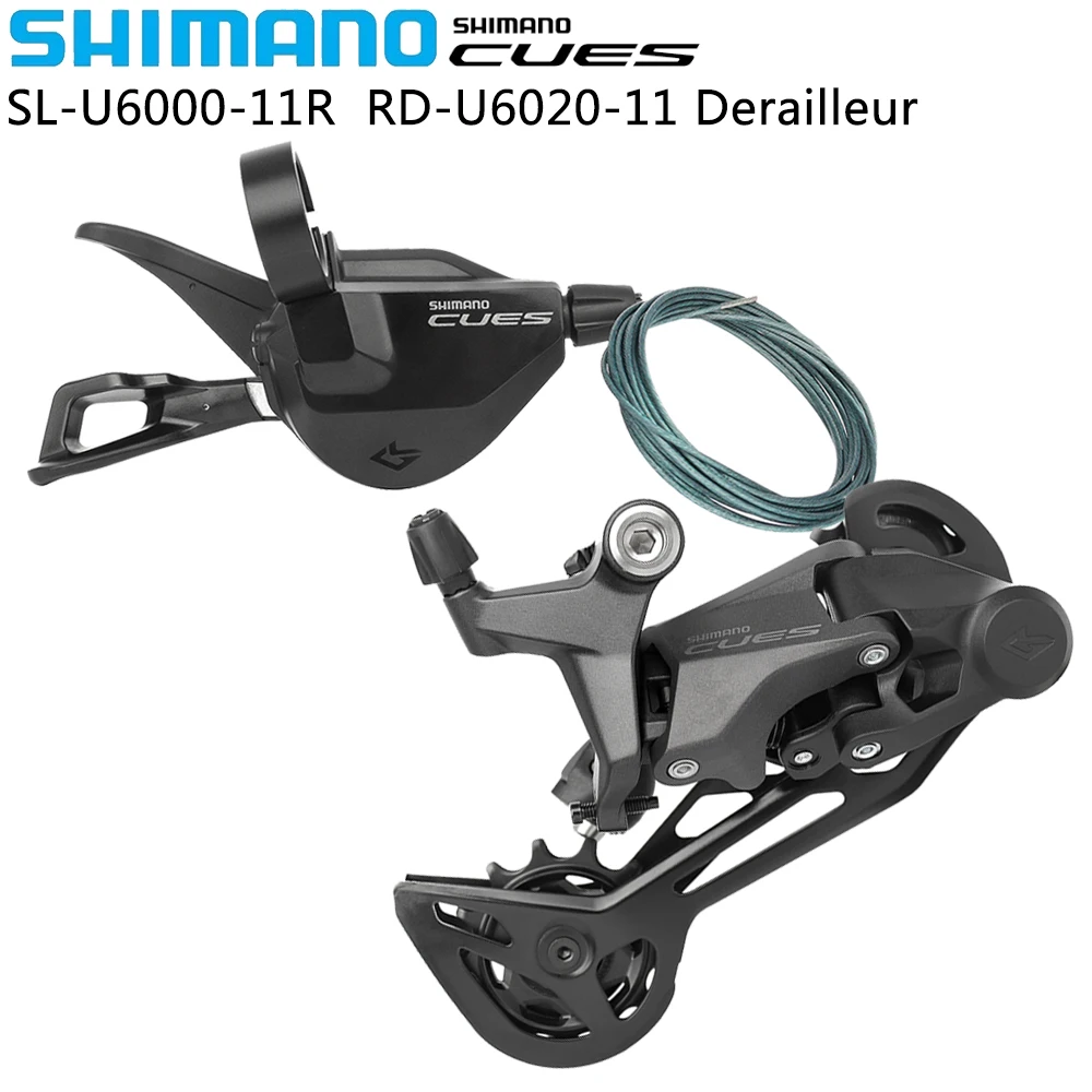 SHIMANO CUES U6020 1X11 Speed MTB Bike Derailleur SL-U6000-11R Right Shift Lever Rear Derailleur Original Bicycle Parts