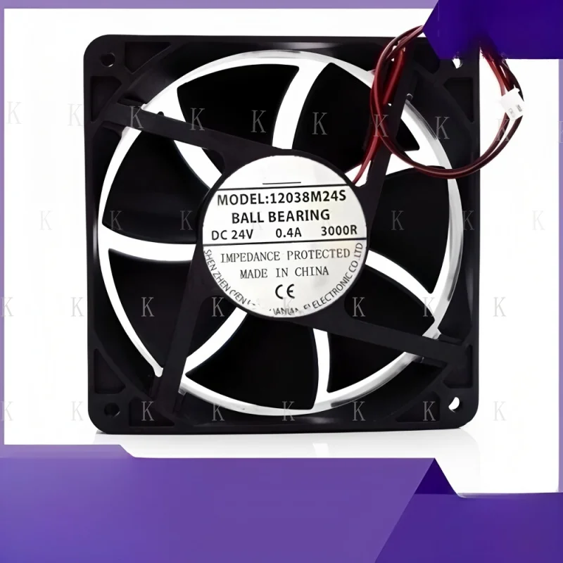 

C ДЛЯ 1 шт. 12038M24S 12038 DC24V 0,4A 2-проводной инверторный осевой охлаждающий вентилятор # А6–27