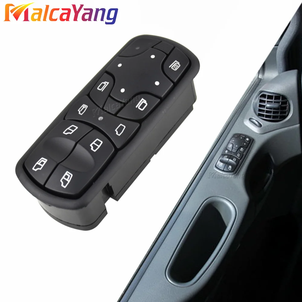 9438200097 For Mercedes Benz Actros MPII 1Pieces Brand New Power Window Lifter Control Switch Auto Replacement Parts Black 