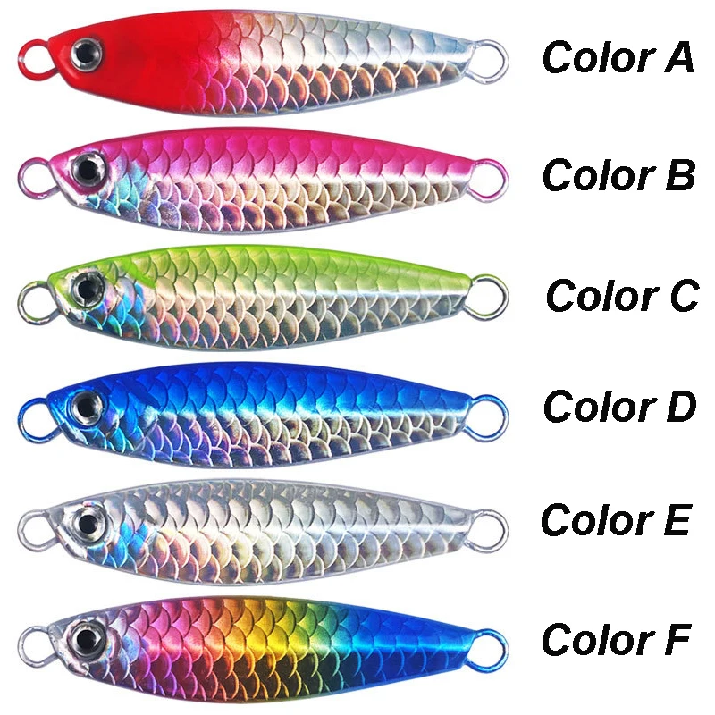 YUCONG 1PX Spoon Metal Jigs 10g-15g-20g Shore Cast Slow Jigging Lure Trolling Fishing Bait Sinking Hard Wobbler Hartköder leurre