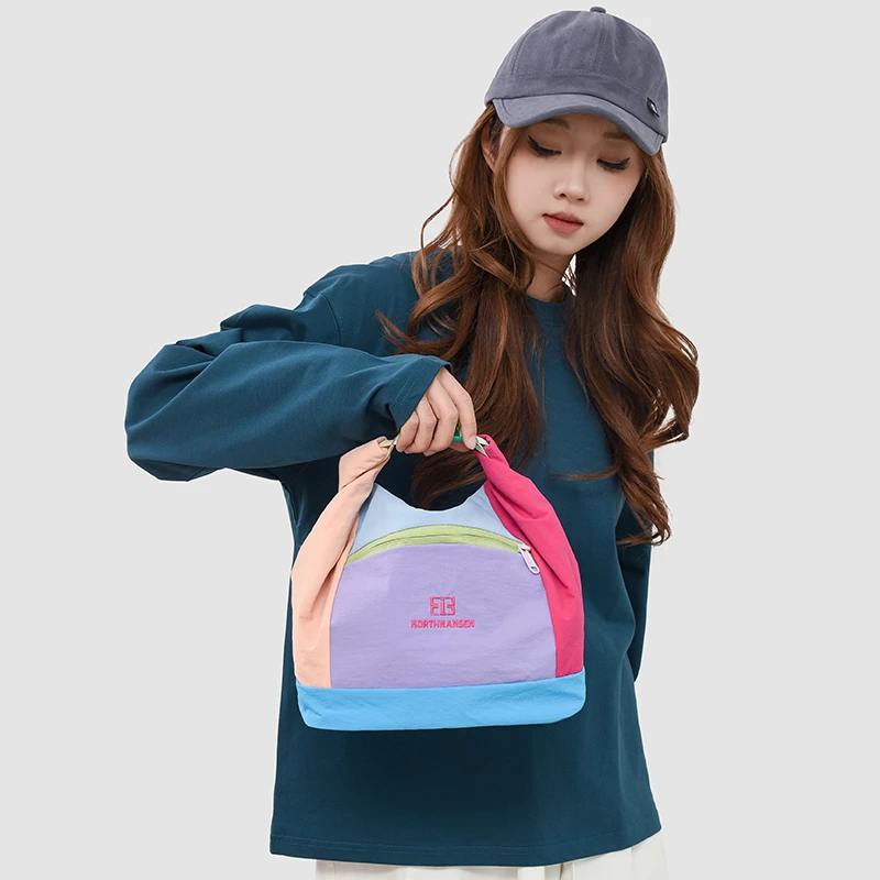 Women Nylon Crossbody Bag Lightweight Sling Bag Casual Daily Commute Shoulder Purse with Adjustable Strap and Zipper Closure view 6