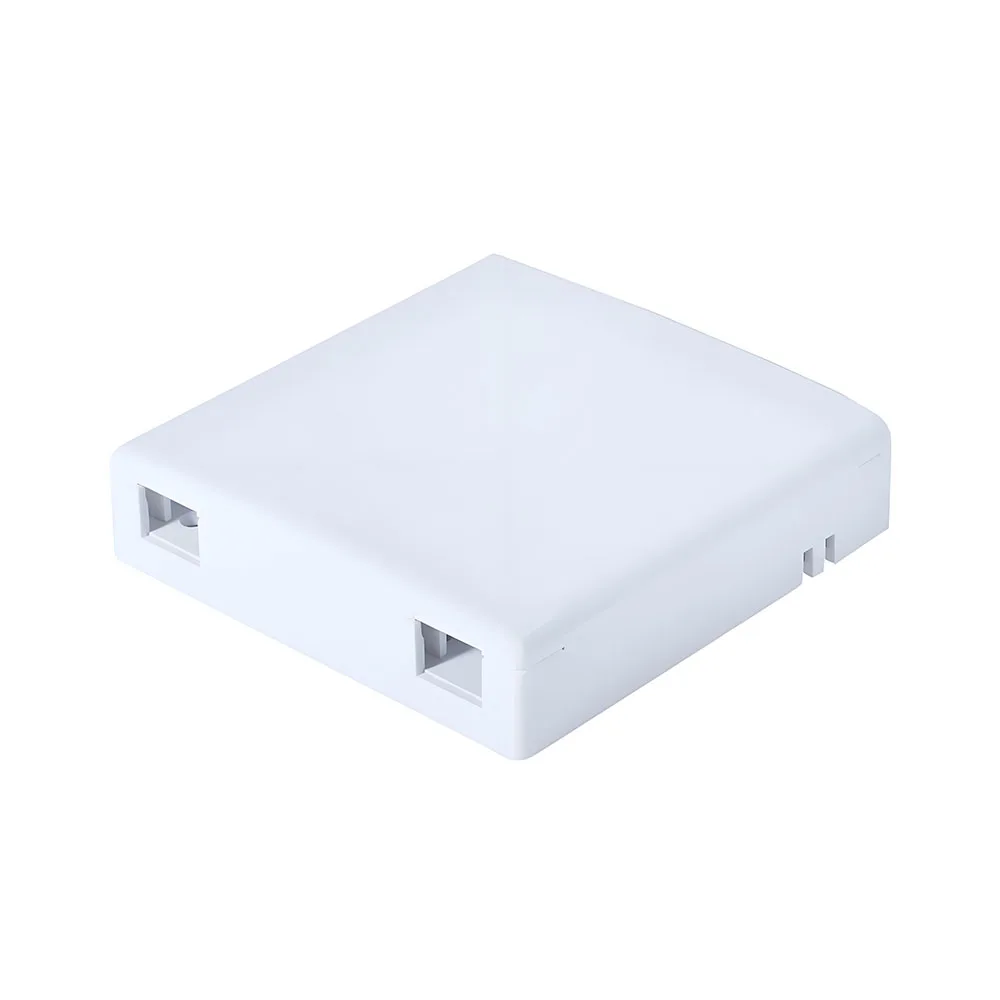 

Комплект из 5 оптоволоконных терминальных коробок (2 порта, белый пластик) для FTTH-соединений SC/LC/FC/ST