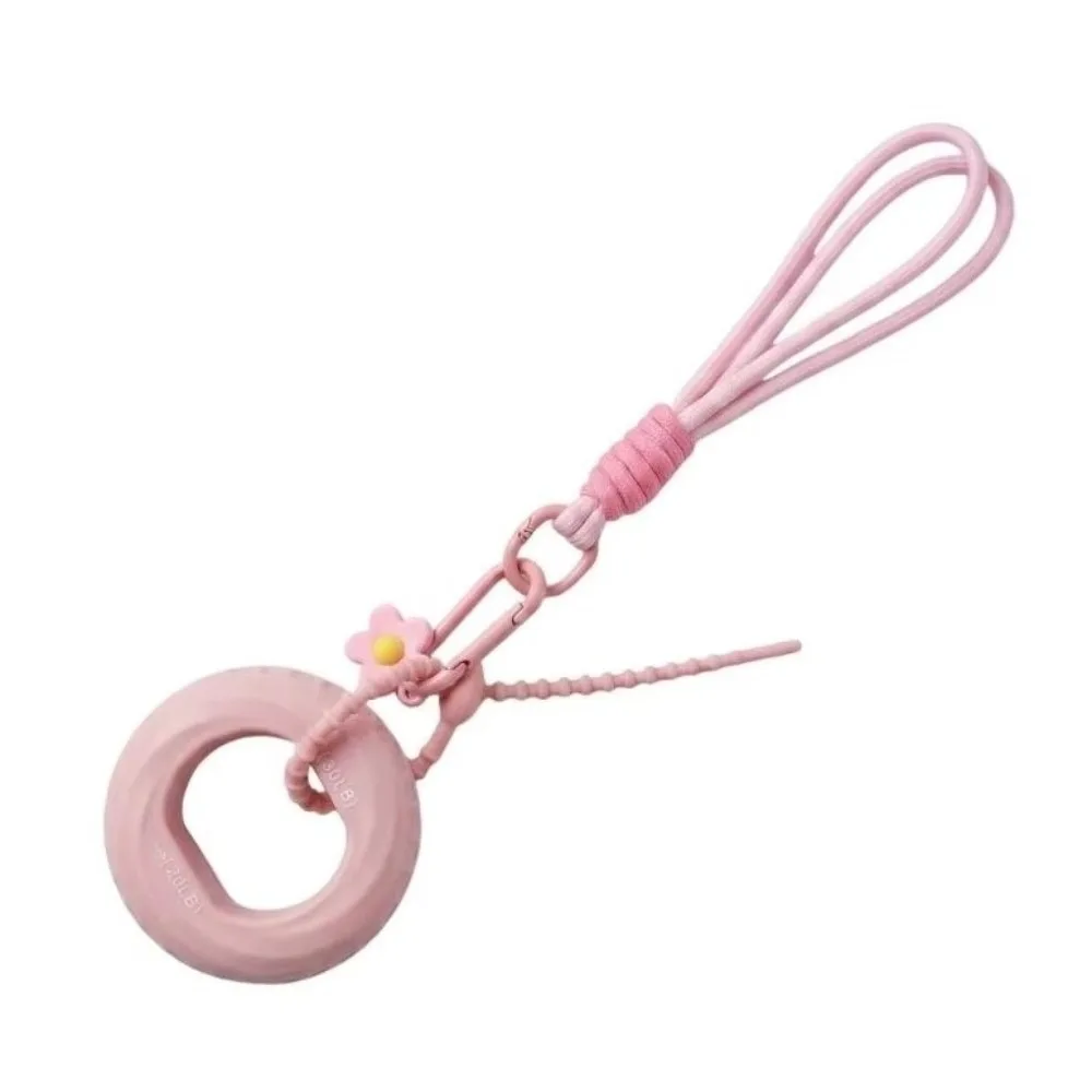 Silicone Finger Grip Keyring Mini Fitness Buckle Grip Strengthener Keychain Lanyard Portable Hand Exerciser Keychain Commute
