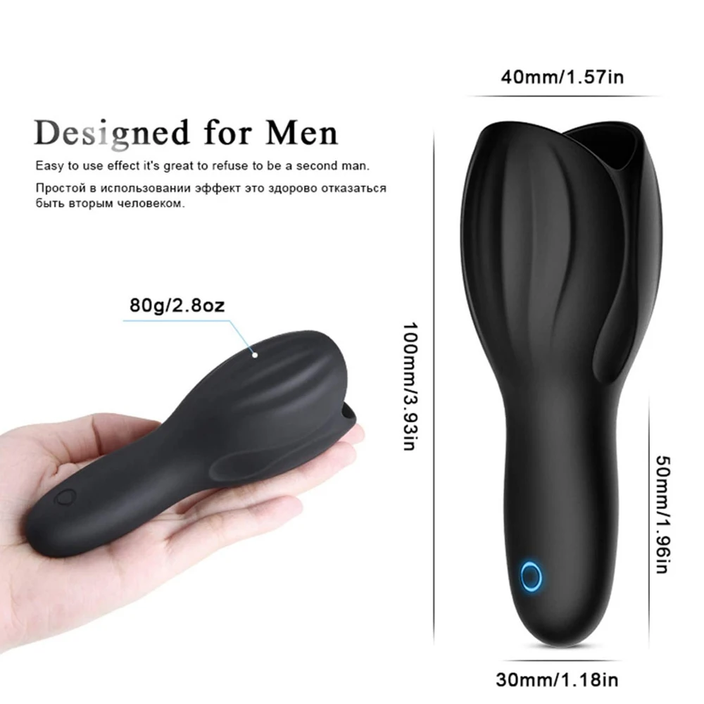 Exerciser Glans Stimulater for Male Massager Penis Delay Trainer Mens Vibrator Male Masturbator Equipment Sex Toys For Men Adult