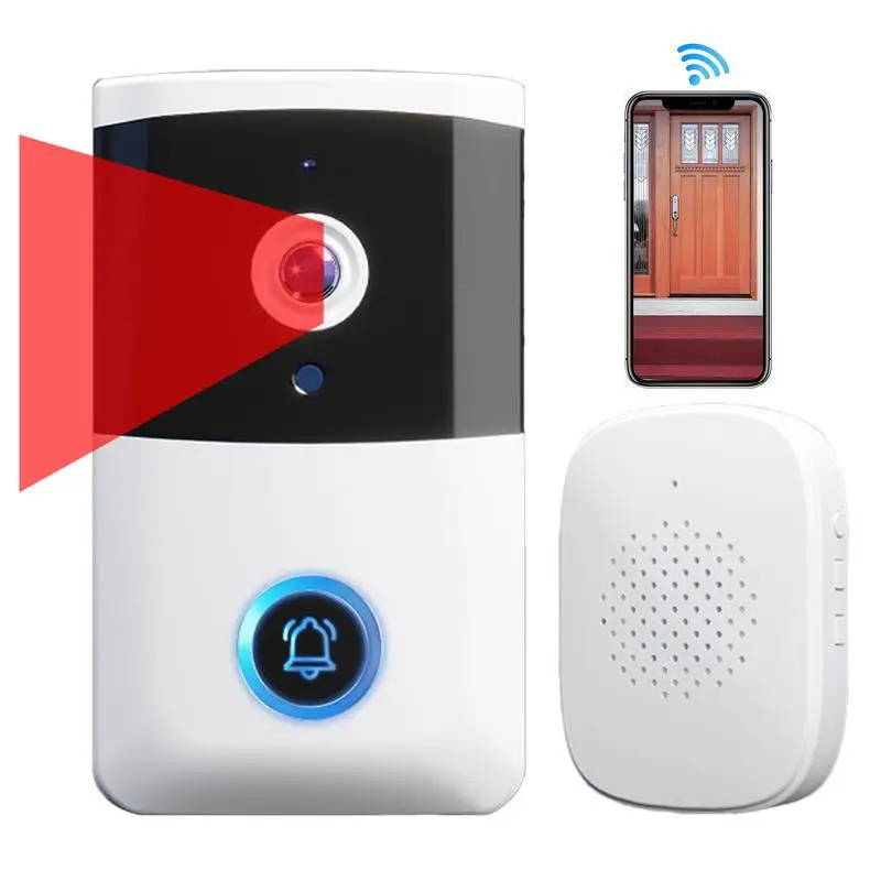 Wireless Video Doorbell Visual Doorbells Smart Doorbell Camera Simple And High Definition Smart Doorbell Camera For Indoor And