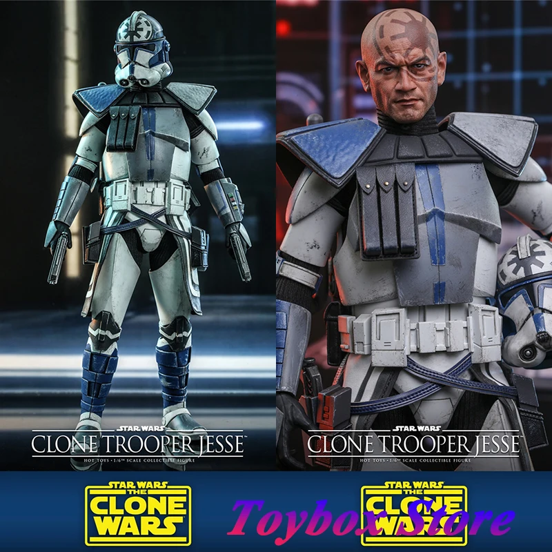 

HOTTOYS HT 1/6 TMS064 Clone Trooper Jesse Soldier Model Star Wars：The Clone Wars Movie Original 12" Full Set Action Figure