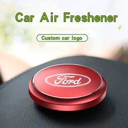 Car Air Freshener Badge Customization Fragrance Solid Diffuser For Ford Mustang Kuga F-150 Raptor ST line Escape Flex Transit