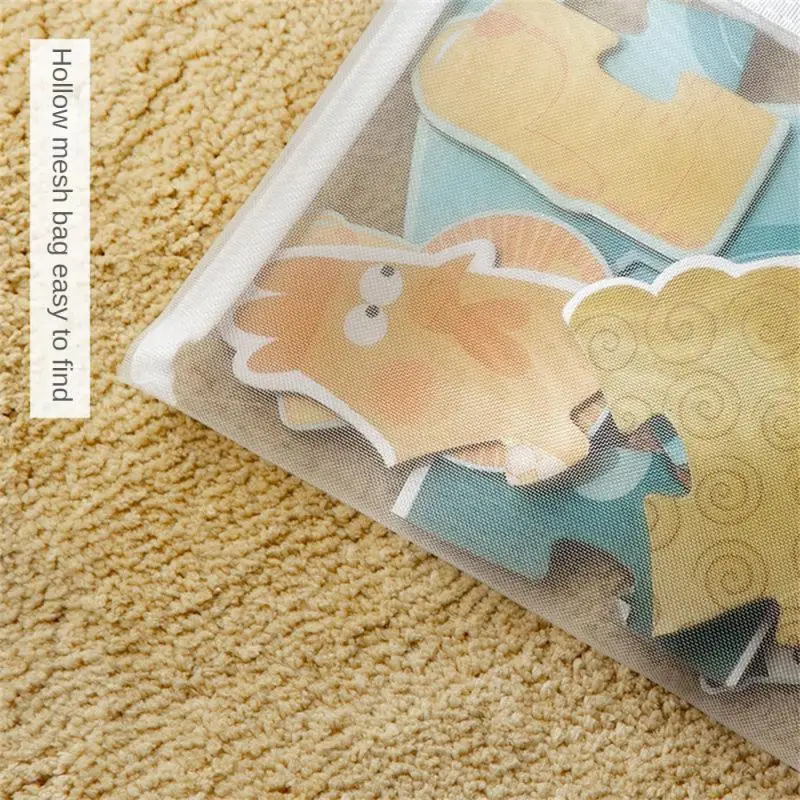 Storage Bag Building Block Puzzle Sub-package Bag Children Small Particle Zipper Transparent Finishing Storage Box Toy