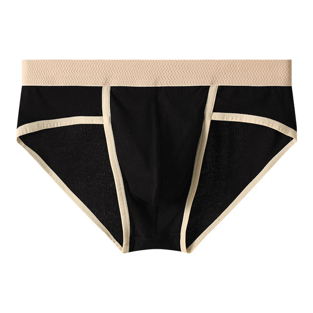 Men Soft Solid Briefs Breathable Bikini Simple Sports Sexy Accessories Hot Underwear U Convex Pouch Panties Gay Men's Clothing