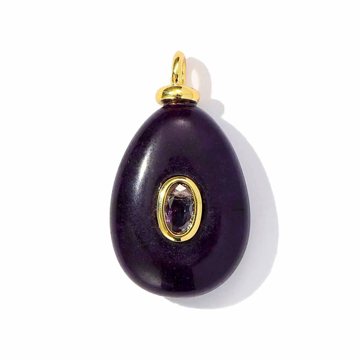 

3Pcs/Lot Copper Geometrical Natural Stone Zircon Pendants For DIY Jewelry Making Necklace Earring Accessory Wholesale