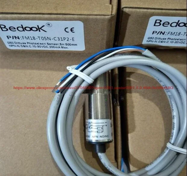 

Photoelectric switch FM18-T05N-C31P2-E diffuse reflection NPN normally open plus normally closed sensor