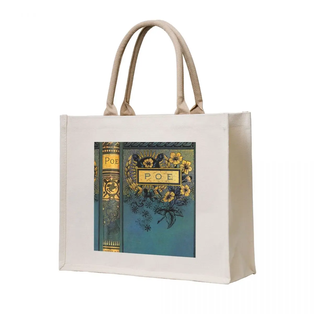 

Edgar Allan Poe old Victorian book cover Tote Bag ecological bags Women bags shopper bag women canvas Canvas bag for women
