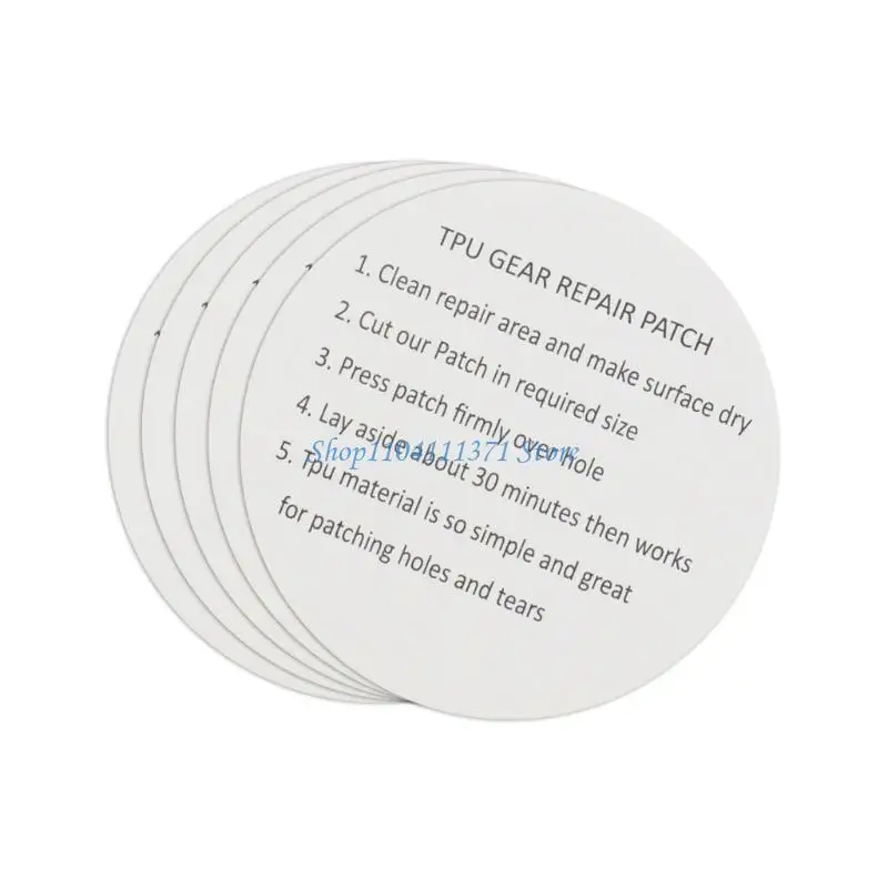 P9FC Waterproof Tent Repair Patches Tape for Air Bed Inflatable Boats Pool Repair Patches