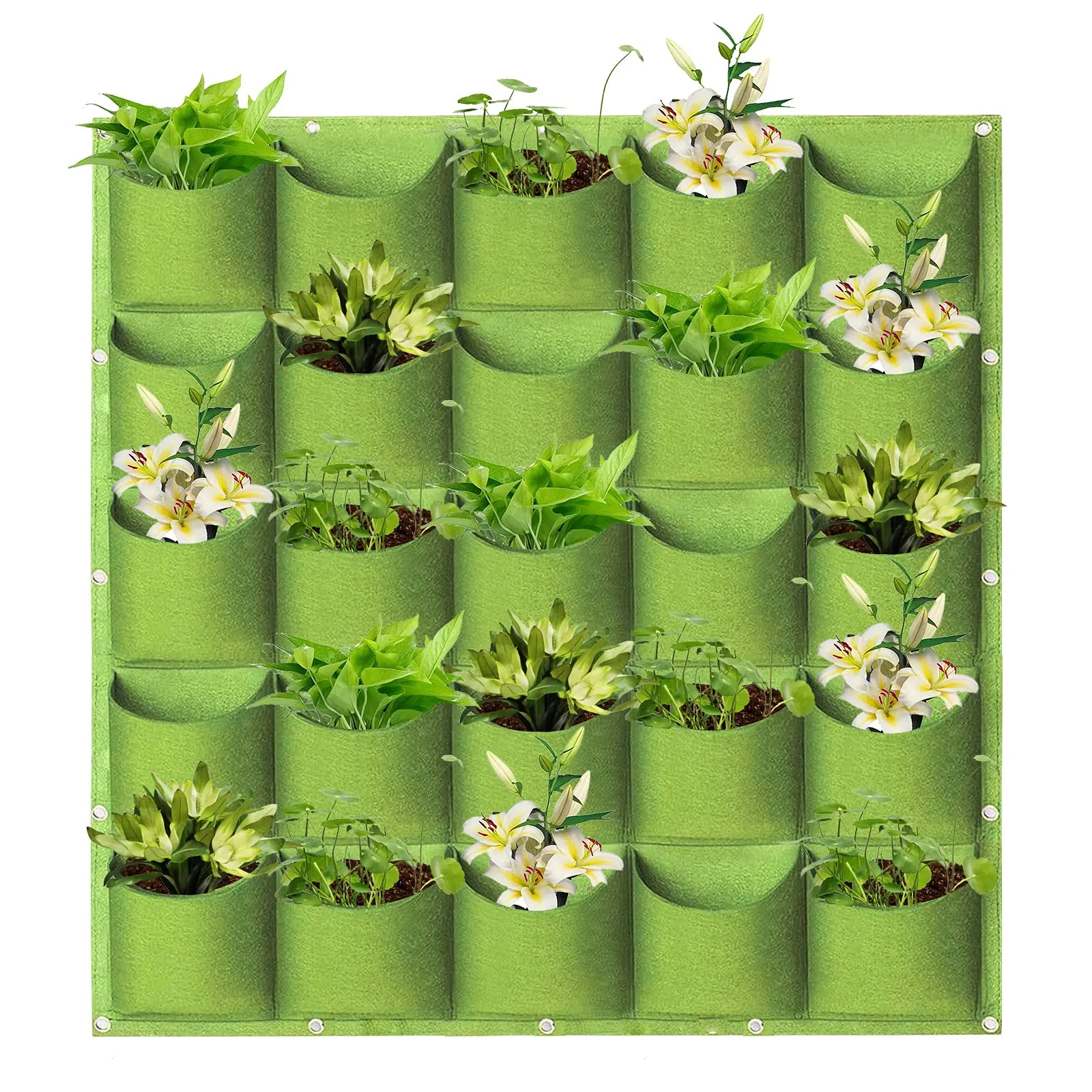 49 Taschen hängende Pflanz beutel, hängende vertikale Wand pflanzen pflanzen wachsen Taschen, Kräuter garten Pflanzer Outdoor Indoor wachsen – Detail 8