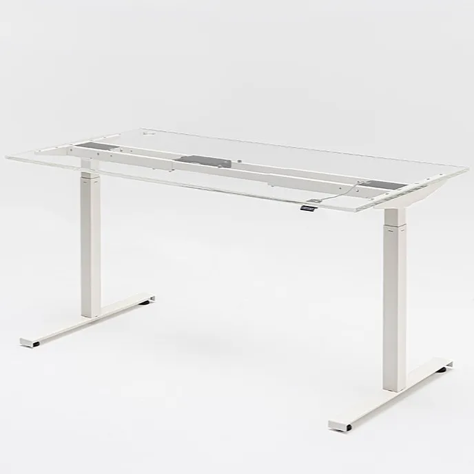 Frame Only Motorised Height Adjustable Office Desk Frame Dual Motor Electric Sit Standing Desk