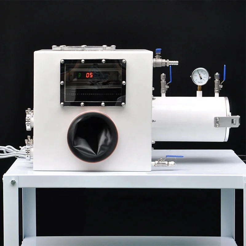 

Glove Box test Box with Dehumidification Module for Single Glove Mouth 1-10%RH Humidity Range Control