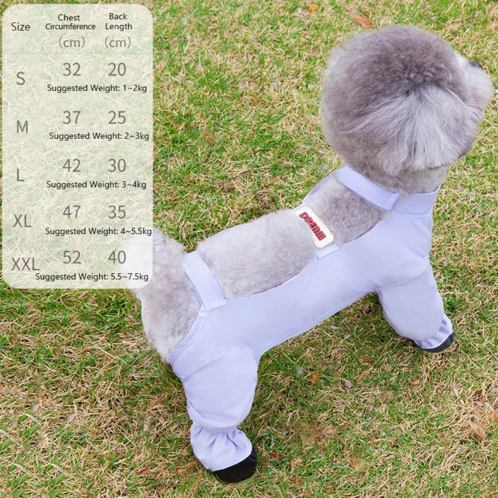 

Full Leg Protection Pet Strolling Going Out Pants Adjustable Water-repellent Dog Boot Leggings Dust-proof Anti-Slip