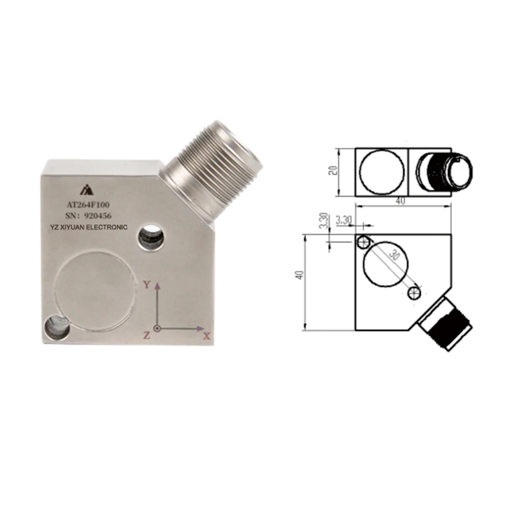 

Output Piezoelectric Triaxial Vibration Sensor Integration Of Temperature And Vibration Acceleration Sensor