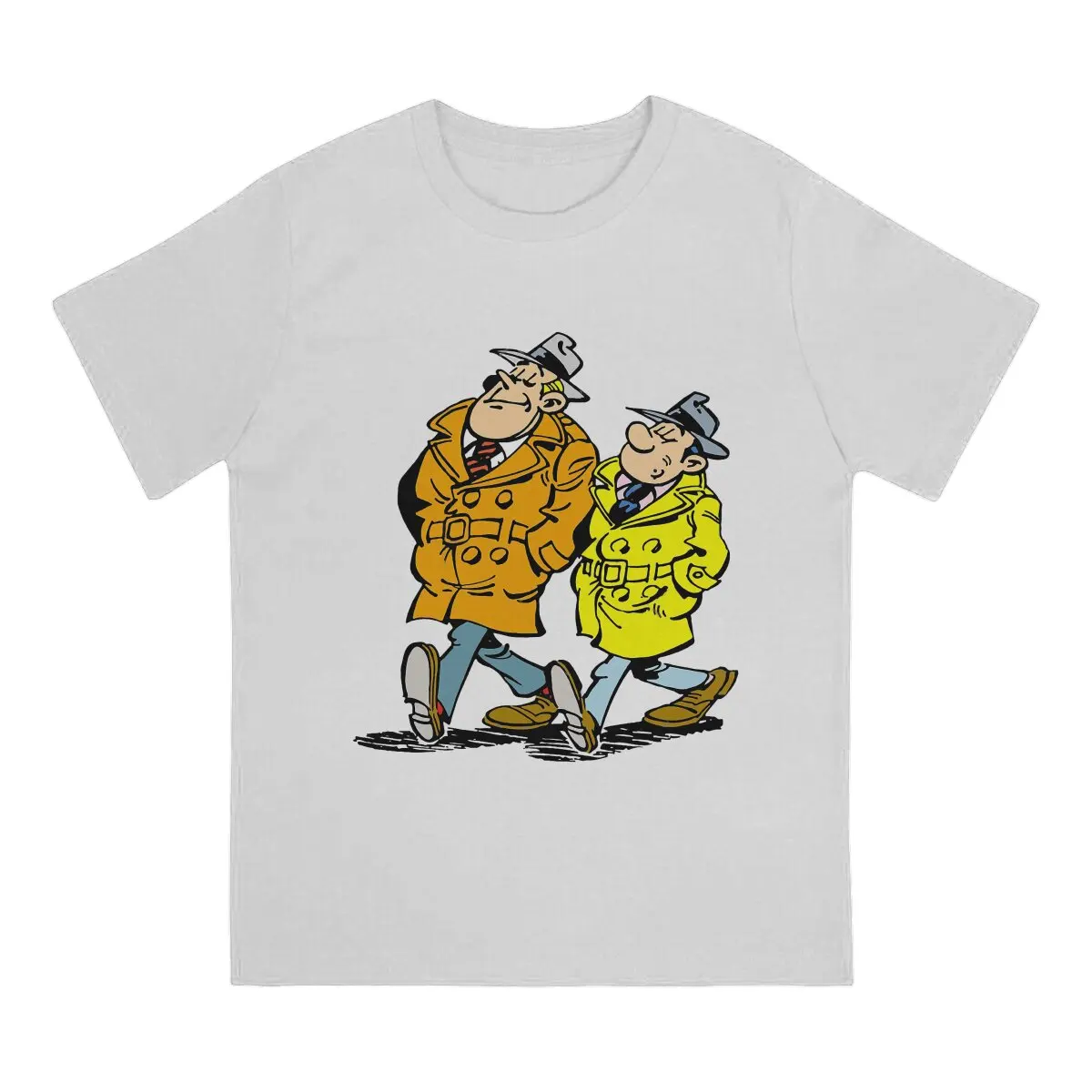 Gaston Lagaffe Anime Jack Attaway and Sammy Day Tshirt Graphic Men Tops Vintage Alternative Summer Polyester Clothes Harajuku