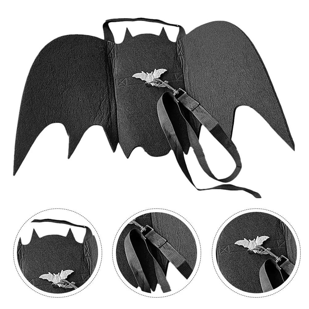 

Pet Bat Transformation Costume Bat Wing Design Durable Halloween Party Wear For Cats Dogs Puppies Small Pets Pet Supplies Dog