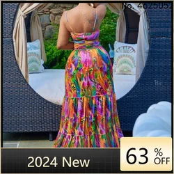Customized African Dresses for Women Autumn African Women Sleeveless dress Red White Long Dress Maxi Dress African Clothes Women