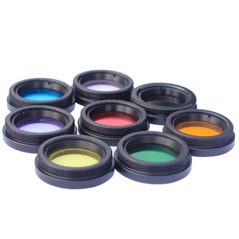 1.25 inch Filters Kit Nebula Filter Moon Sun Colorful Filter For Telescope Eyepiece Optical Lens