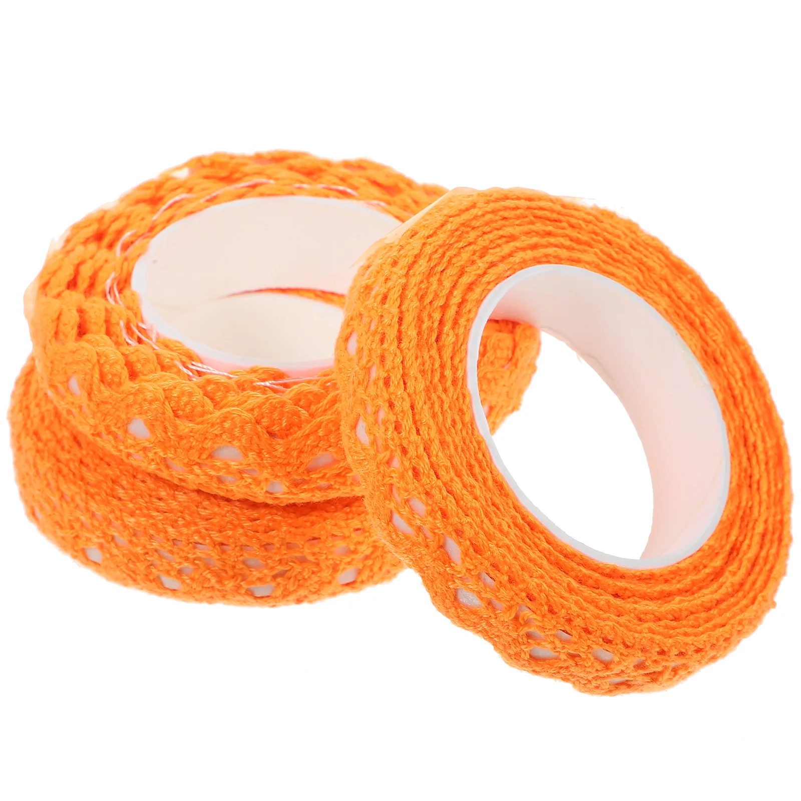 

3pcs DIY Cotton Lace Tape Vintage Self Adhesive Decorative Stickers for Scrapbook Cards Photo Albums Handbooks