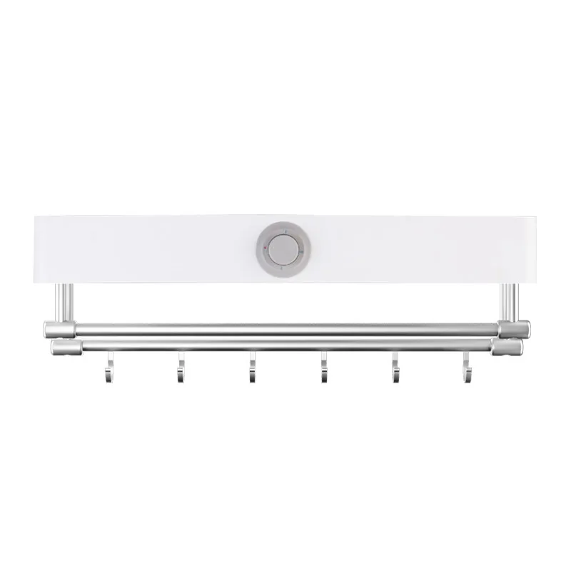 

Intelligent Electric Towel Rack Free Punching Heating Drying Towel Rack Bathroom Shelving Space Aluminum