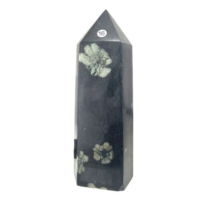 1750g Natural Gemstone Chrysanthemum Stone Quartz Wand Crystal Point Spiritual Crystals Healing