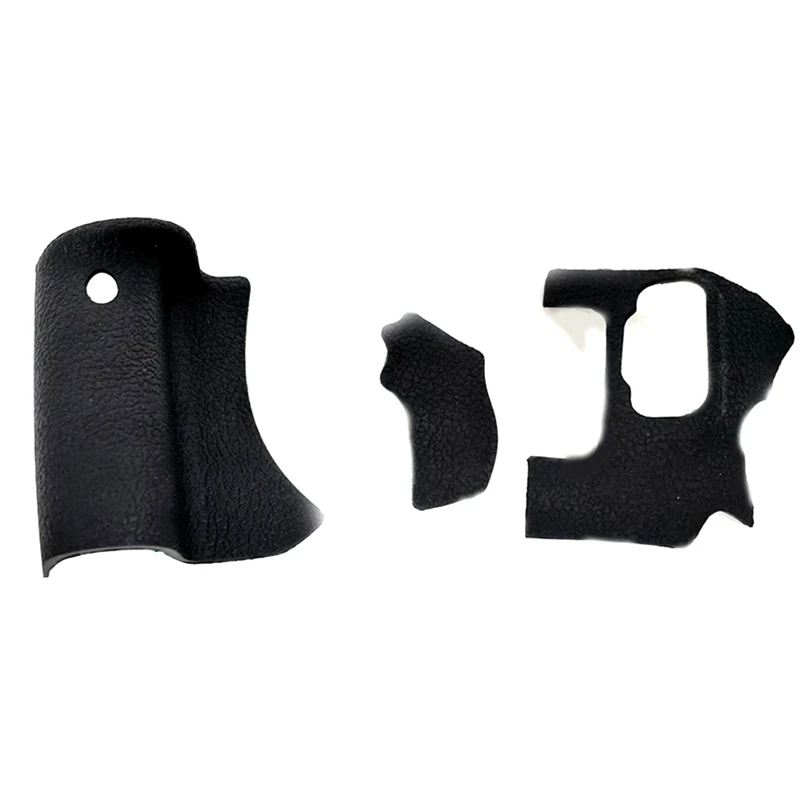 New Of 3 Pcs For Canon 650D 700D Body Rubber A Sets Grip Rubber Front Cover Rubber Back Cover Rubber + With Glue Replacement