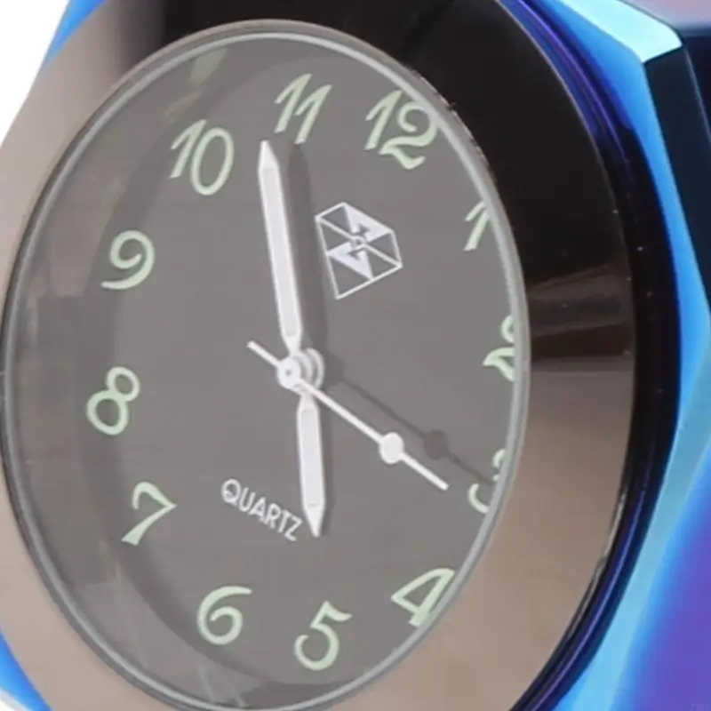 

77HF Motorcycle Temperature Digital LCD Water Thermometer Round Dashboard