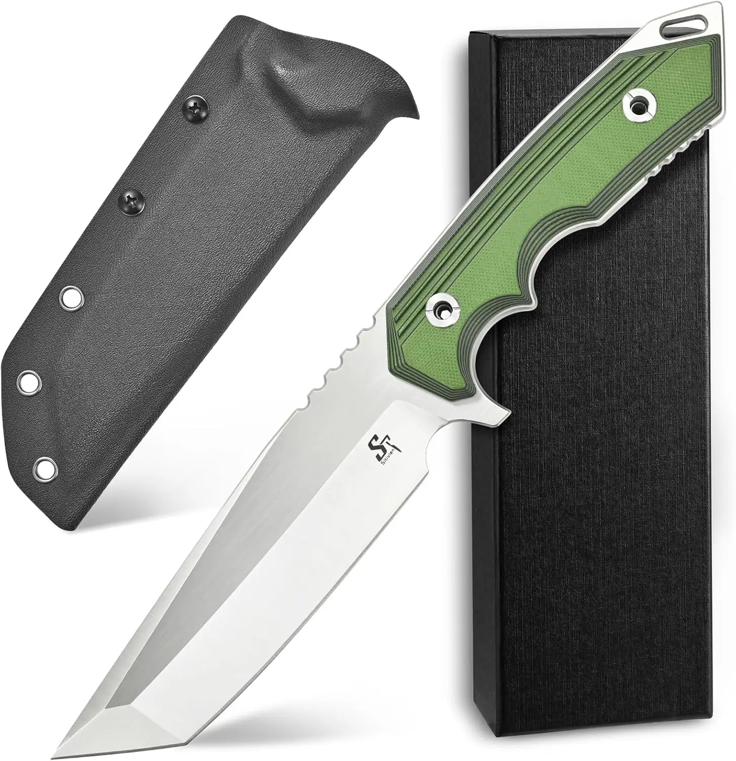 

Sitivien ST19 Fixed Blade Knife 154CM Stainless Steel Blade Colorful G10 Handle Full Tang EDC Fix Knifes for Outdoor Bushcraft