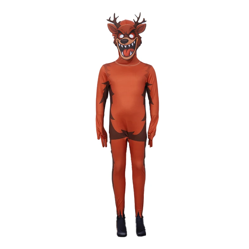 الأولاد ليلة الهالوين تأثيري ازياء 99 بذلة الغابات الغزلان الرعب لعبة مخيفة الحيوان دعوى مناسبة عيد الميلاد الملابس ارتداءها #4