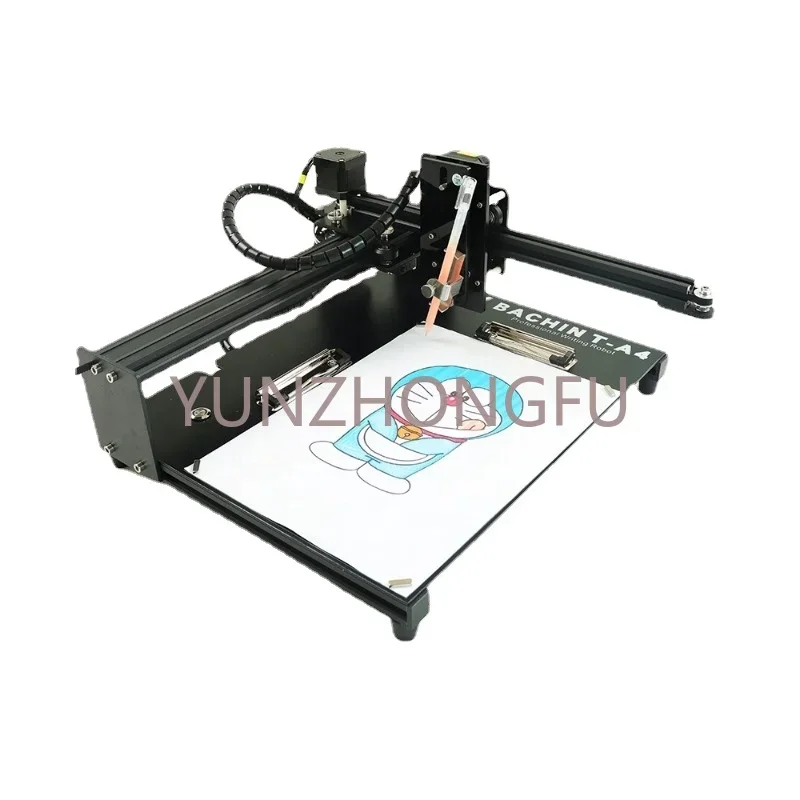 BACHIN Notebook Lettering Cards DIY Drawing machine cnc Hand Writing machine Pen Draw and Write Robot Plotter T-A4