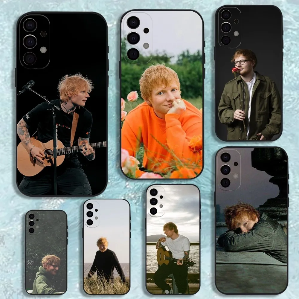 

Singer Ed Sheeran Phone Case For Samsung S25,S24,S21,S22,S23,S30,Ultra,S20,Plus,Fe,Lite,Note,10,9,5G Black Cover