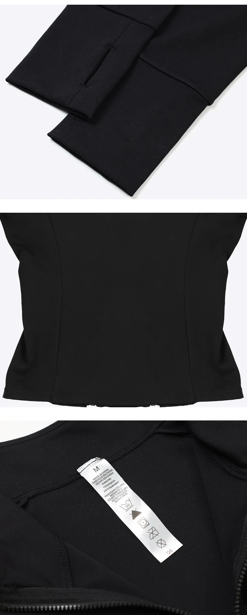 Size chart and fit details