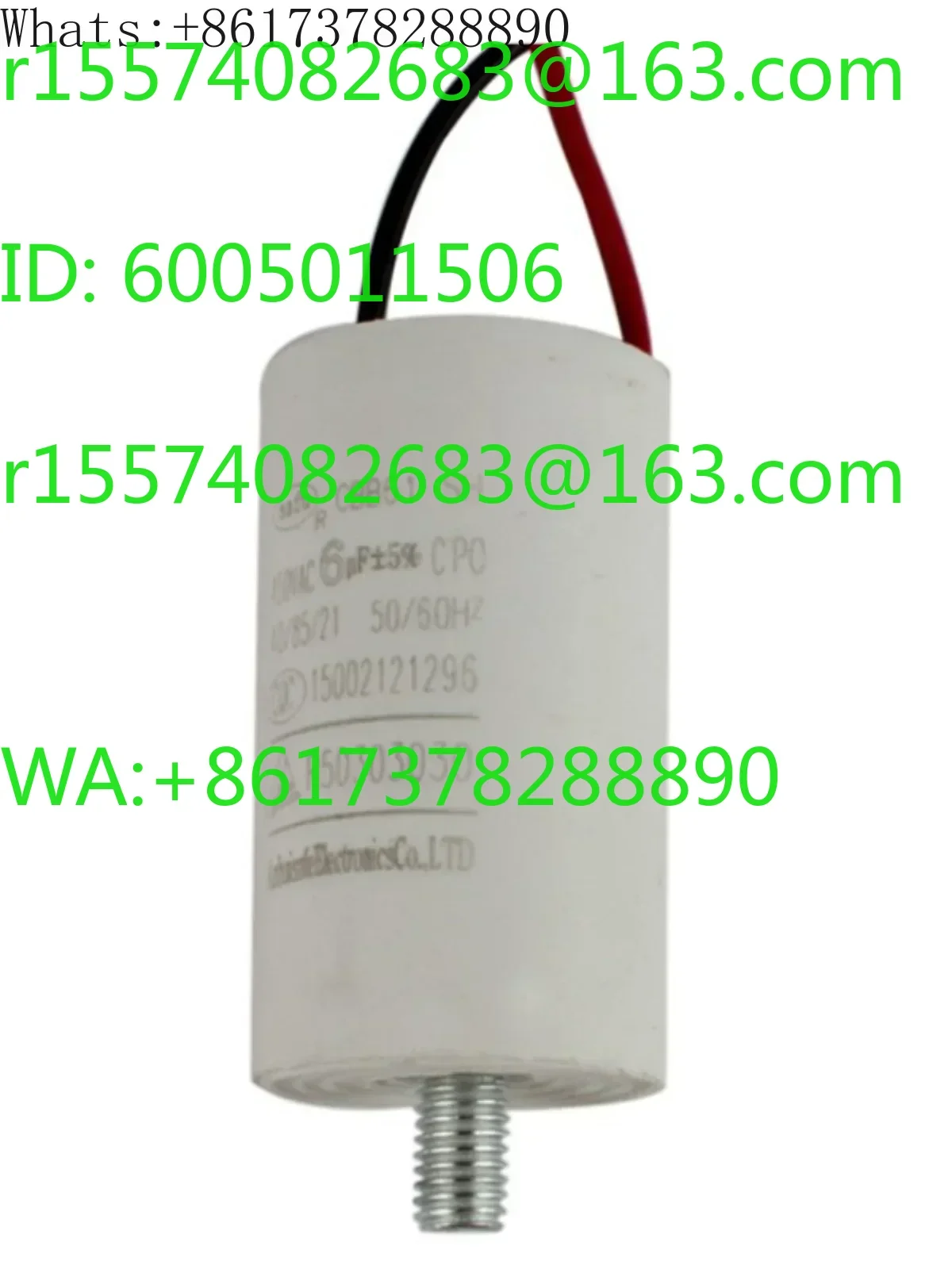 Single-cylinder high-pressure air  30mpa accessories start capacitor water-cooled   pump 40 pressure maintenance capacitors