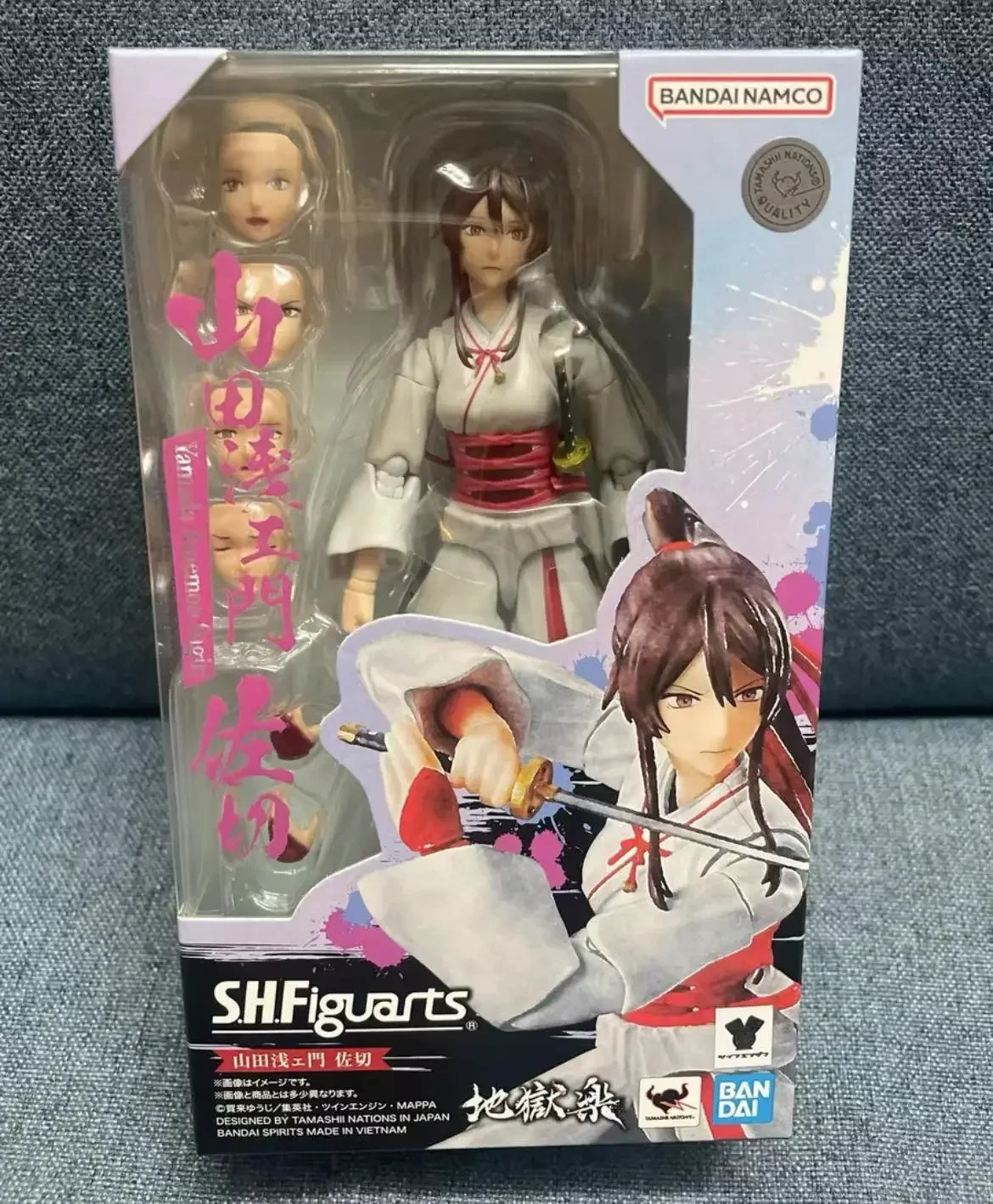 In Stock Original SH Figuarts SHF Hell's Paradise Yamada Asaemon Sagiri Action Figures Model Toys Anime Figura Pvc Gifts