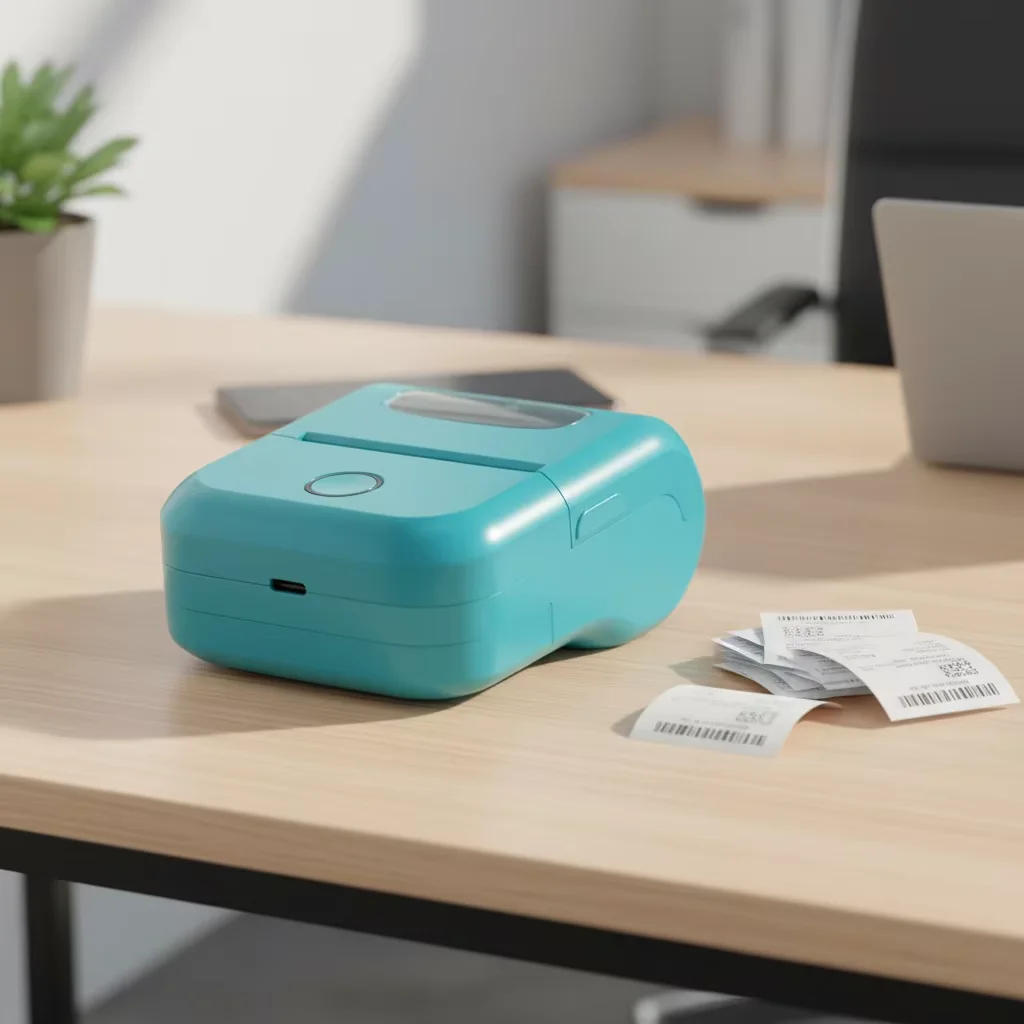 

2Inch Mini Bill Printing Machine with Rechargeable Battery Wireless Bluetooth Portable Thermal Receipt Printer for Cell Phone