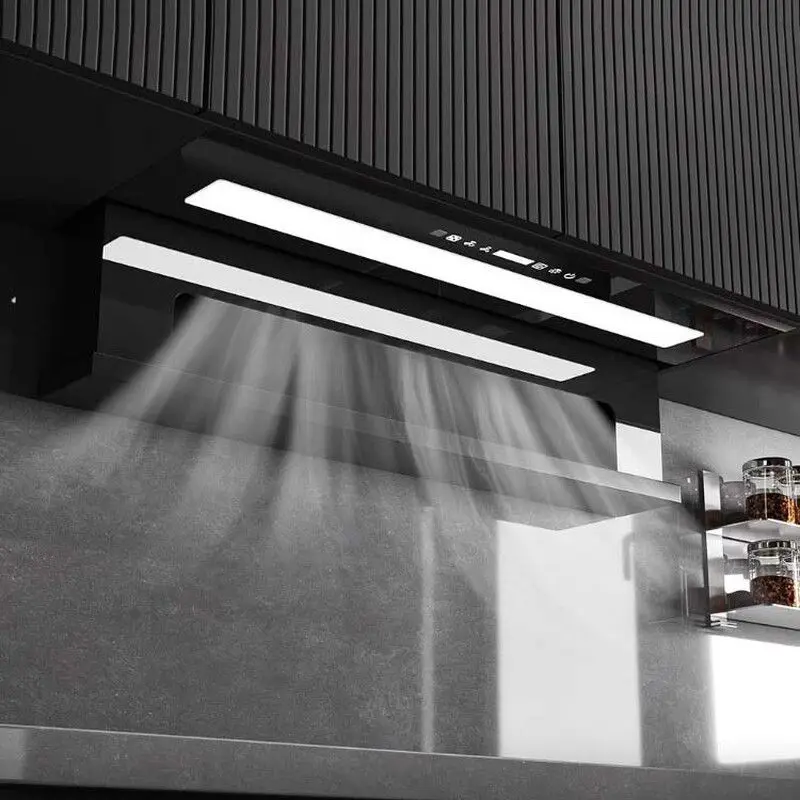 

Automatic lifting hidden range hood, embedded intelligent frequency conversion