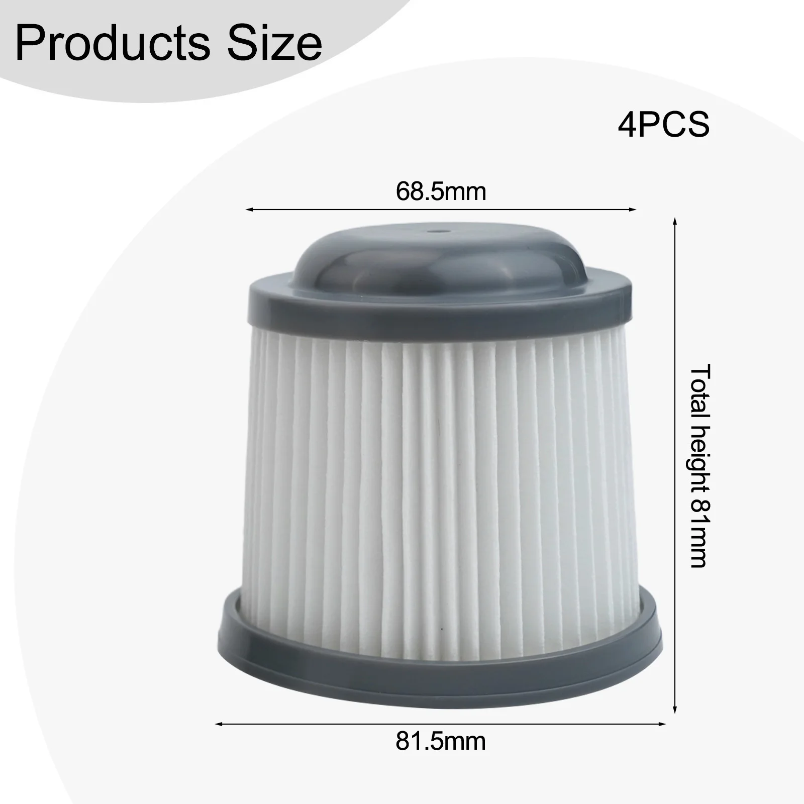 

Reliable and Practical 4pcs Vacuum Filter For PVF110 PHV1210 PV1020L PD11420L PHV1810 90552393 Long lasting Performance