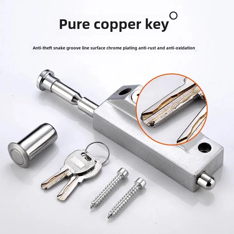 Rotating Door Lock Ground Lock Spring Door Sales Metal Door Ground Clip Wooden Door Key Visible Clip Door Hinge Boat Parts