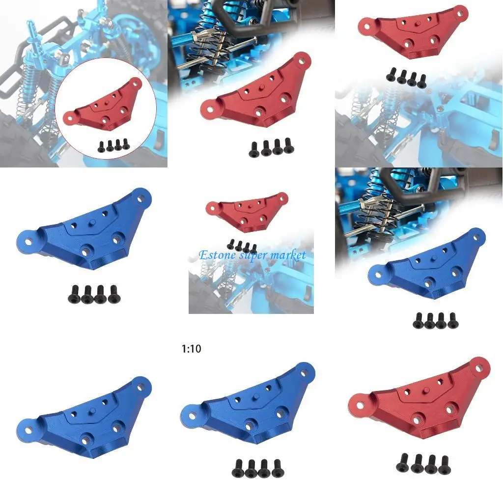 090B ノベルティリモコンカーフロントケースマウントカバー金属部品モデル 1/10 カーパーツフロント & リア右ハブカバー