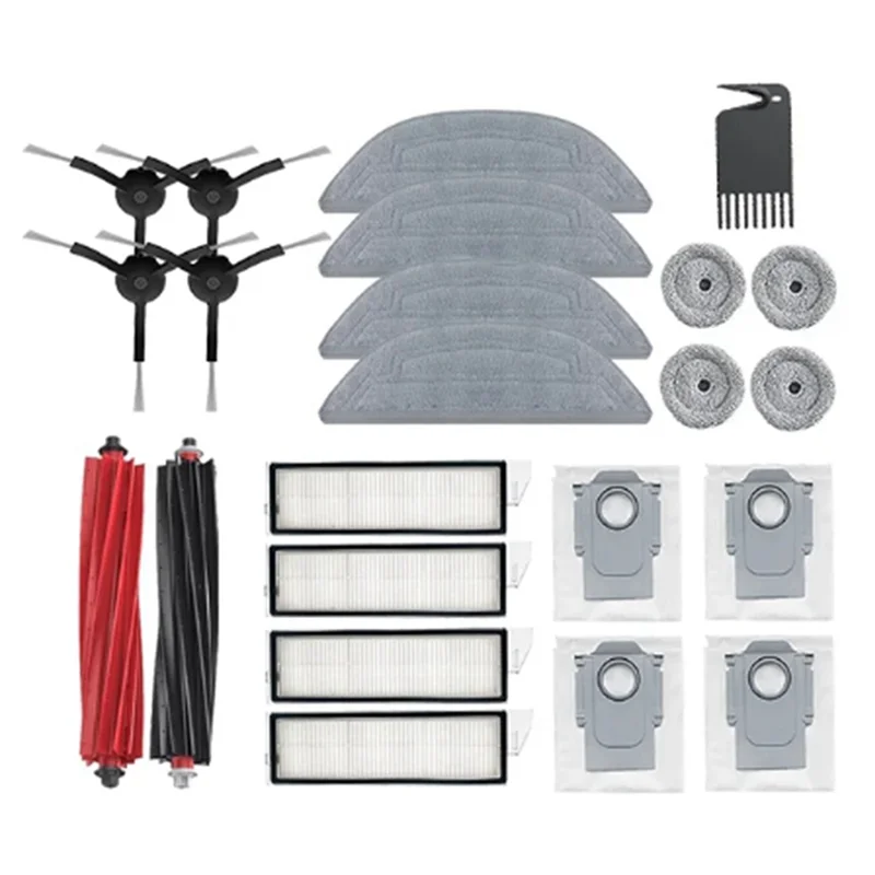 FZFZ para Roborock S8 Maxv Ultra G20s Robot Cepillo Lateral principal filtro Hepa fregona repuesto aspiradoras repuestos Accesorios
