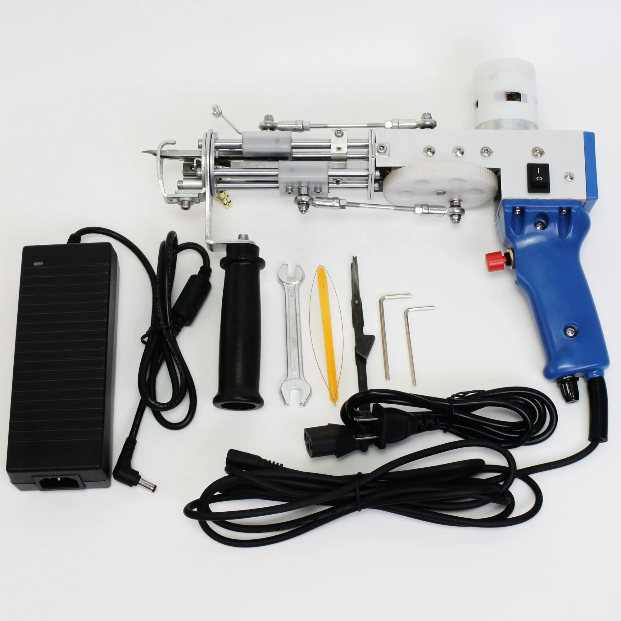 

wholesaler 2 in 1 electric tufting manufacturer carpet making machine ak-1cut pile ak-2 loop pile hand rug tufting gun for DIY