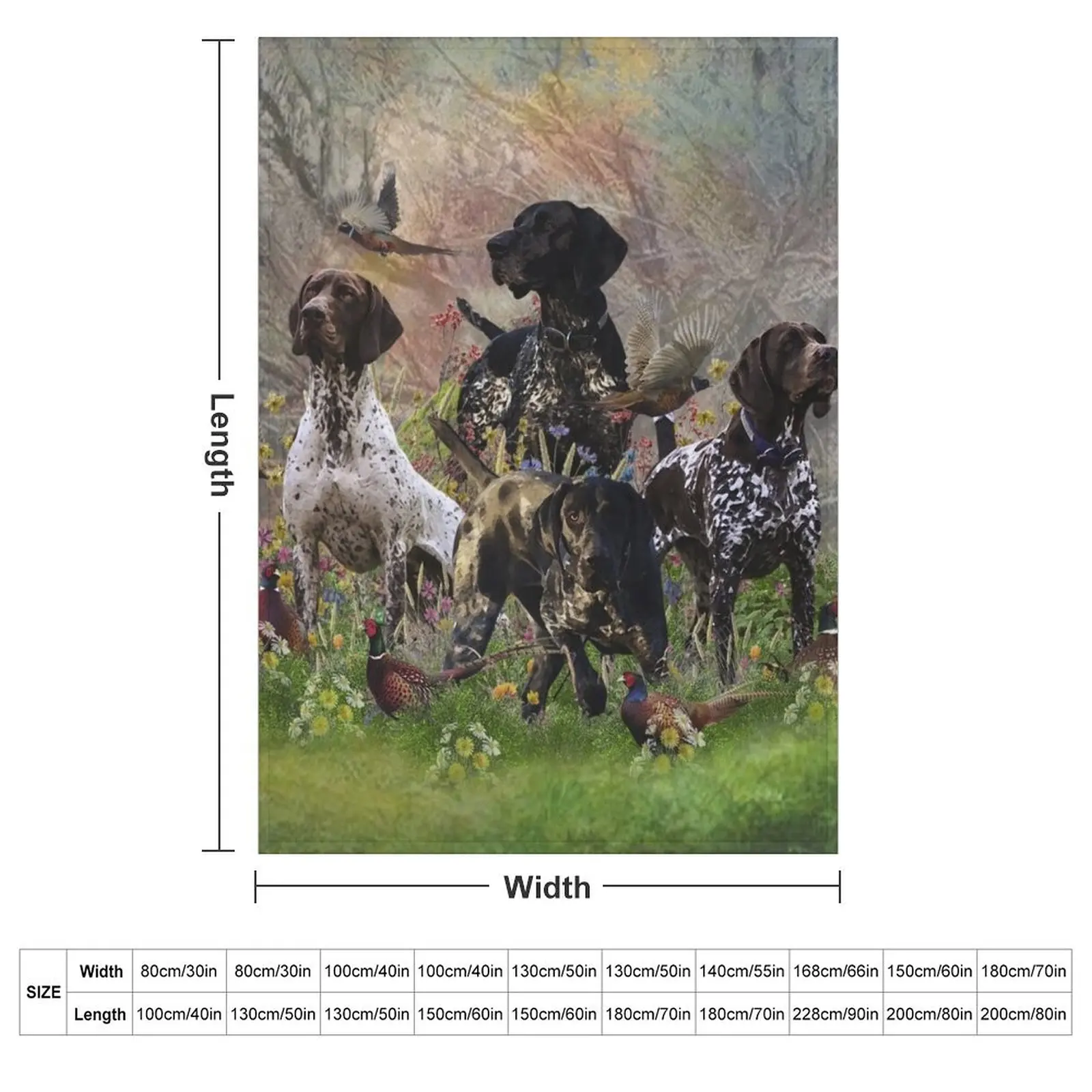 Waiting for the hunting season (GSP) Throw Blanket christmas gifts Tourist Furrys heavy to sleep Sofa Quilt Plaid Blankets